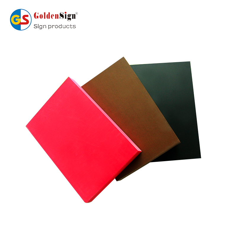 Goldensign Manufacturer Colored 1220*2440mm PVC Foam Board Ceiling Doors Advertising White Glossy