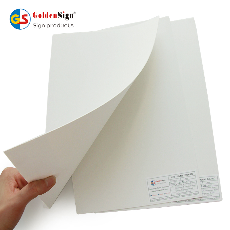 Goldensign 1-25mm PVC Co-extruded Panel Forex Extrusion PVC Coextrusion Foam Sheet 