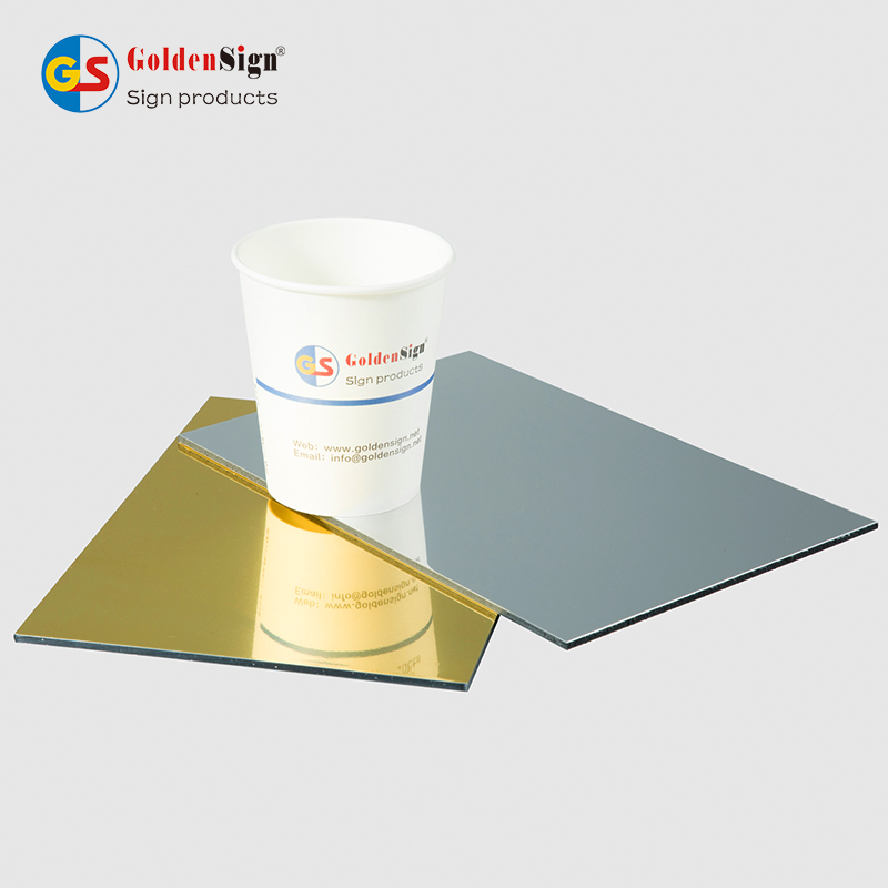 Goldensign PEDF coating Wall cladding ACM aluminum composite panel ACP Alucobond