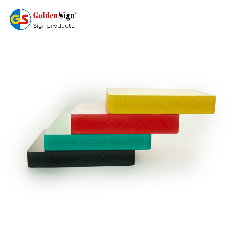 پەڕەی تەختەی فۆمی PVC GOLDENSIGN (Celtec) -پەڕە ڕەنگاوڕەنگ - 24 ئینچ X 48 ئینچ X 8MM ئەستووری