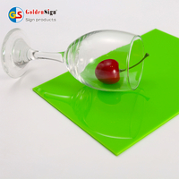 100% 原生 1.8mm 2.5mm PMMA 板材 PMMA 樹脂 PMMA 亞克力板材