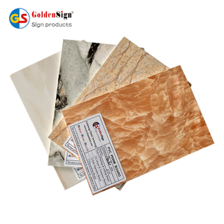 1220*2440mm High-Quality UV Marble Sheet PVC for Home Decoration