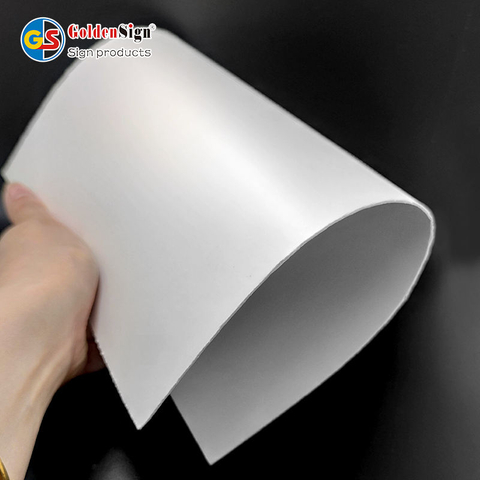 Φύλλο πλάκας αφρού PVC 1mm 2mm 3mm για διαφήμιση πλαστικών φύλλων