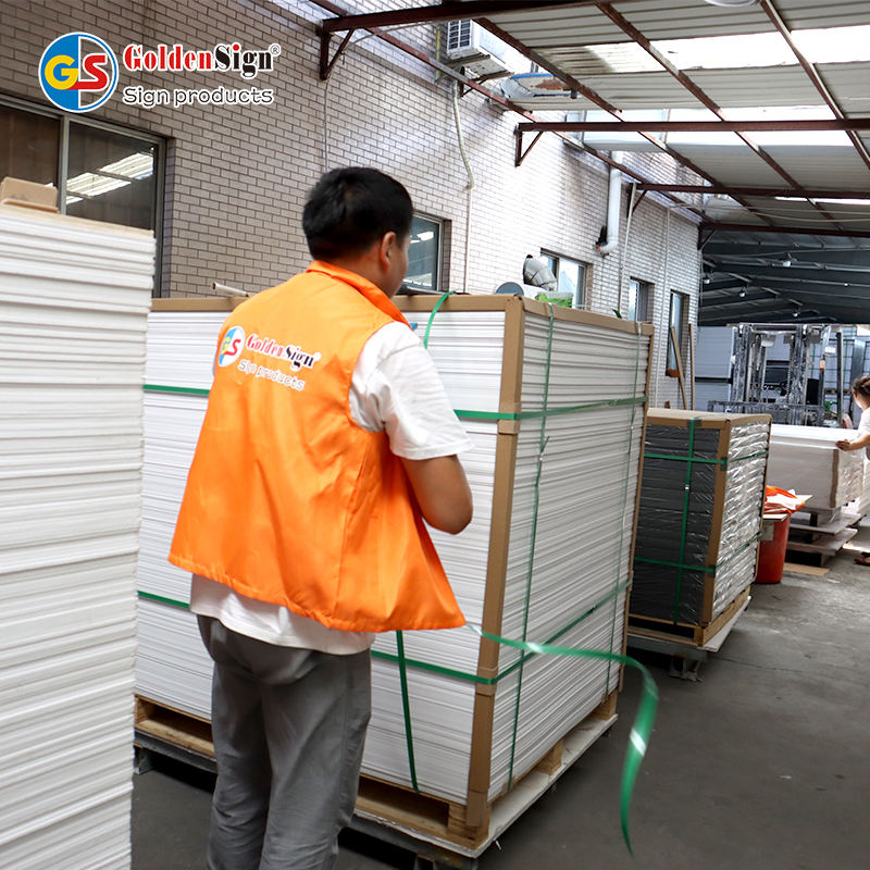 Karatasi ya Mtengenezaji wa Bodi ya Celuka ya Goldensign Color PVC