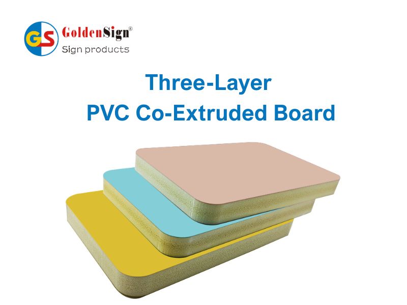 Гурван давхаргат PVC хамтарсан шахмал хавтан үйлдвэрлэгч | Goldensign PVC хөөсөн хавтангийн үйлдвэр