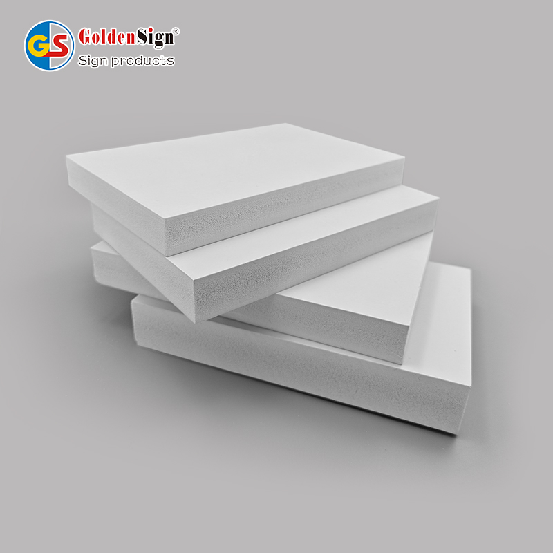 Goldensign PVC Celuka տախտակի պահարանի նյութ
