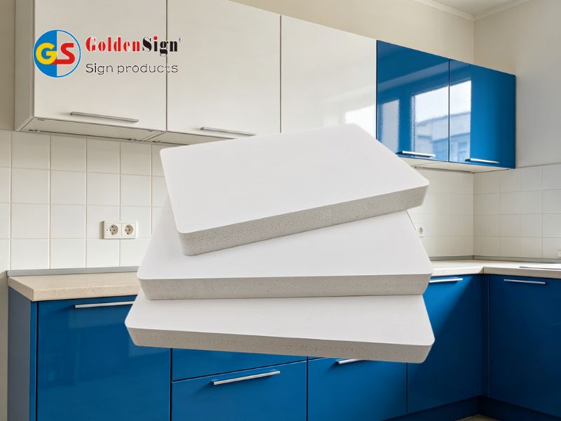 Firwat Eis PVC Schaum Board ass perfekt fir Kichenkabinetten | Goldensign PVC Schaum Board Fabrikant