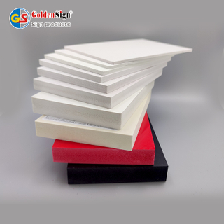 Goldensign Wit 18 mm PVC Celuka Board Wandpaneel Kasten Board PVC-schuimplaat